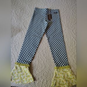 Matilda Jane Vibrant Blue and Yellow Leggings